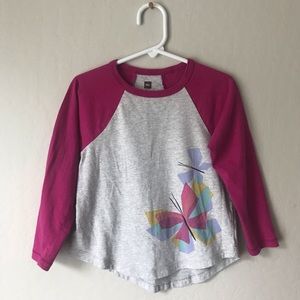 Tea Collection Butterfly Raglan Shirt